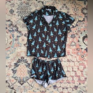 Rocket Ship Pajamas